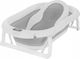 Primabobo Folding Baby Bath with Thermometer Gray