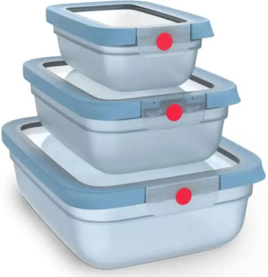 Tefal Set Plastic Lunch Boxes 3 Pieces