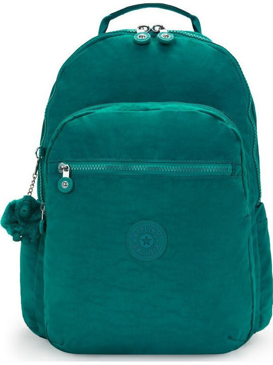 Kipling Seoul Rucksack Für Laptop 15" In Grüner Farbe Kipling Seoul Rucksack Für Laptop 15" In Grüner Farbe