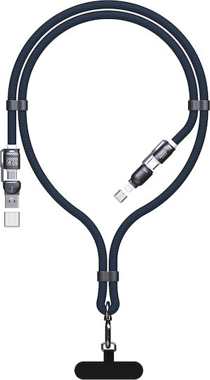 Dudao USB-C to Lightning Cable 65W Μπλε