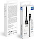 Blue Star Cablu USB-A la Lightning 12W Negru 1m