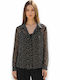 Long Sleeve Polka Dot Black with White Tunic