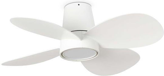 Faro Barcelona Klover SWT TUYA Ανεμιστήρας Οροφής 80cm με Φως Λευκός