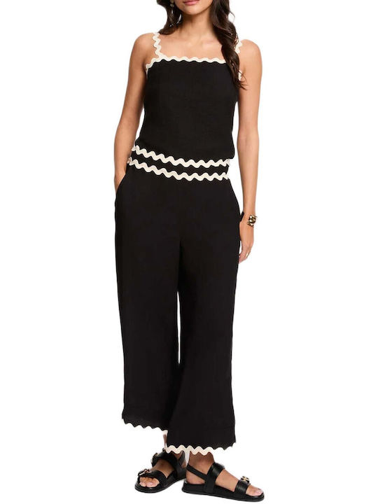 Morgan Women's Pantaloons with Rubber Band Black