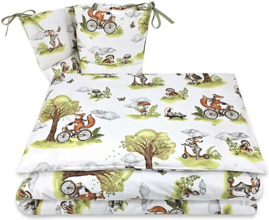 Qmini Set Pentru Patut Fox On Bikes 3 Bucăți
