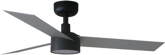 Faro Barcelona Cruiser S SWT Ventilator De Tavan 106cm Cu Lentile De Mărire Negru/Aluminiu