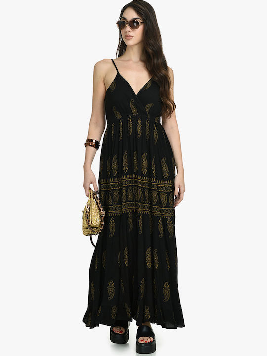 Bikini Gold Damenkleid Abend Schwarz