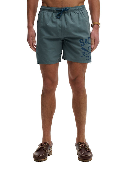 Superdry M D3 Men's Swim Shorts Blue with Patterns