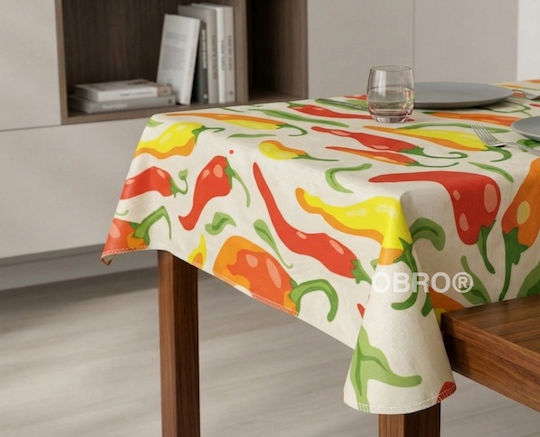 Față De Masă Rezistentă La Pete Roșie 140x180cm