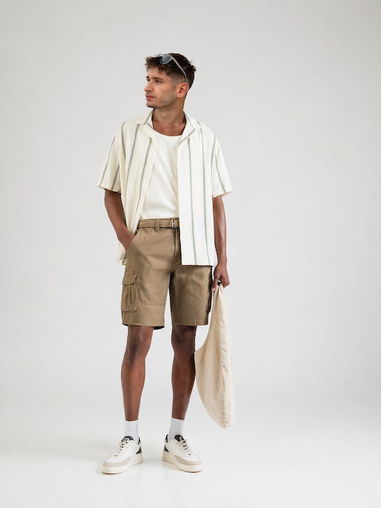 Indicode Pantaloni Scurti Barbati Cargo Bej
