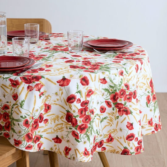 Dimeco Tischdecke Carmen Runder 180x180cm