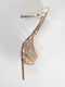 Women's Sandals with Strass Gold