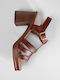 Women's Sandals Tabac Brown