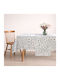 Dimeco Dimeco Tischdecke Diana Blaue 180x180cm