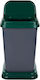 Recycling Bin Plastic Green 50l
