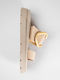 Leather Women's Flat Sandals Beige