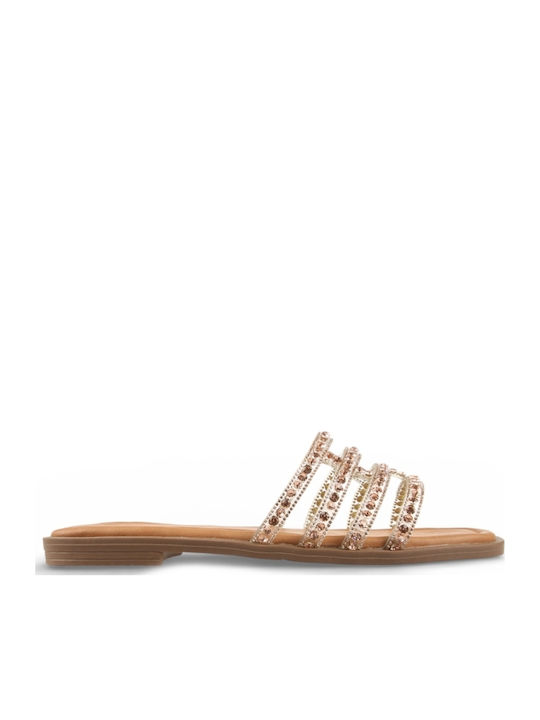 Women's Flat Sandals Rose Gold