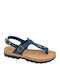 Marlena Leather Women's Anatomic Sandals Blue