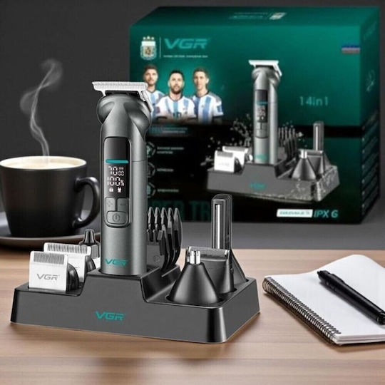 VGR Set Profesional Mașină de Tuns Reîncărcabilă V-096
