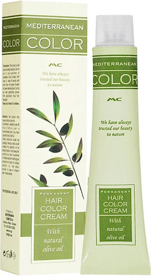 Mediterranean Cosmetics Mediterranean Olive Oil Βαφή Μαλλιών Καστανό Σκούρο 60ml