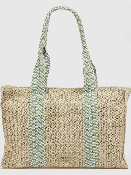Verde Geantă De Plajă Din Material Textil Verde