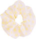 Celestino Women's Floral White Hair Scrunchie