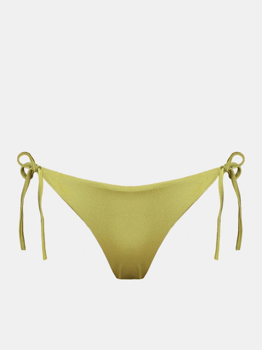 Rock Club Bikini Brazil με Κορδονάκια Olive