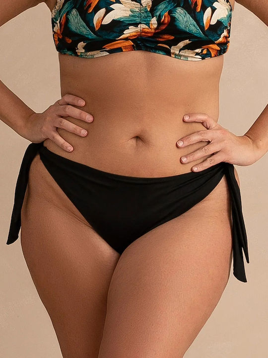 Rock Club Bikini Bottoms Black Slip