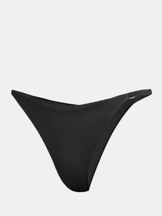 Rock Club Bikini Bottoms Brazil Black
