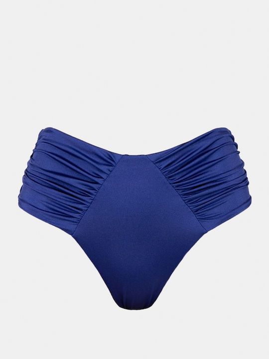 Rock Club Bikinihosen Slip Hohe Taille Everblue