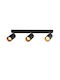 Lucas Σποτ με Ντουί GU10 σε Μαύρο Χρώμα
