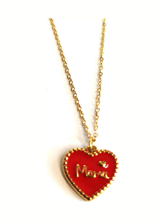Amalfi Accessories Stahl Ohrringe Rote