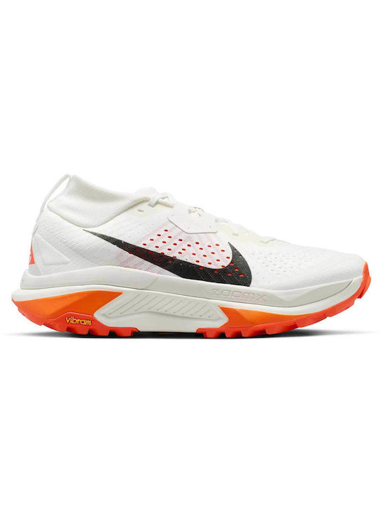 ACG Zegama Men's Trail Running Sport Shoes Summit White Phantom Safety Orange Black