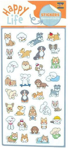 Gim Gim Sticker Pvc Sweet Dogs 770-83002