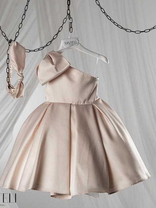 Vinteli Orange Taufkleid für Mädchen CLS6515A