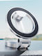 Magsafe Car Mount 42 Strong Magnets & 360° Rotation – Magnetic Support for iPhone 16 15 14 13 & Magsafe Cases – Silver