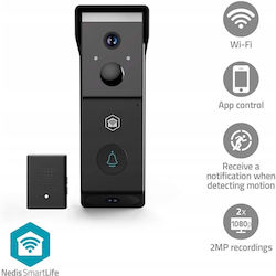 Nedis Wi-fi Video Doorbell Dual Lens 4mp 2x 1080p Night Vision Ipx54 Black Nedis Wi-fi Video Doorbell Dual Lens 4mp 2x 1080p Night Vision Ipx54 Black