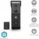 Nedis Wi-fi Video Doorbell Dual Lens 4mp 2x 1080p Night Vision Ipx54 Black