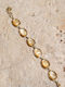 Late Again Women's Bracelet from Stainless Steel Gold Plated 20.5cm
