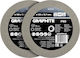 Graphite Grinding Discs 125 X 20 16 12.7 X 16 Mm P60 2 Pcs