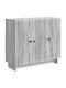 Sideboard Made of Wood & Metal Grey Sonoma 89x34.5x80cm