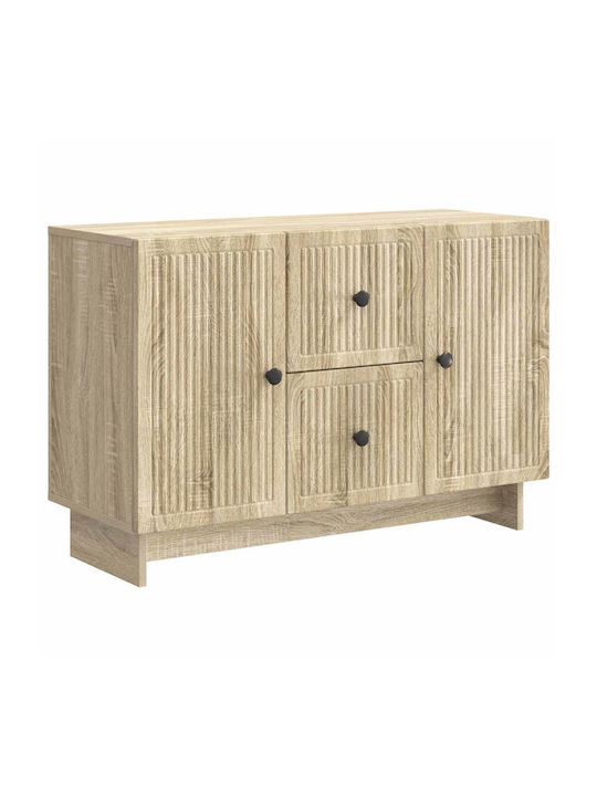 Wooden Sideboard with Drawers Sonoma Oak 89x34....