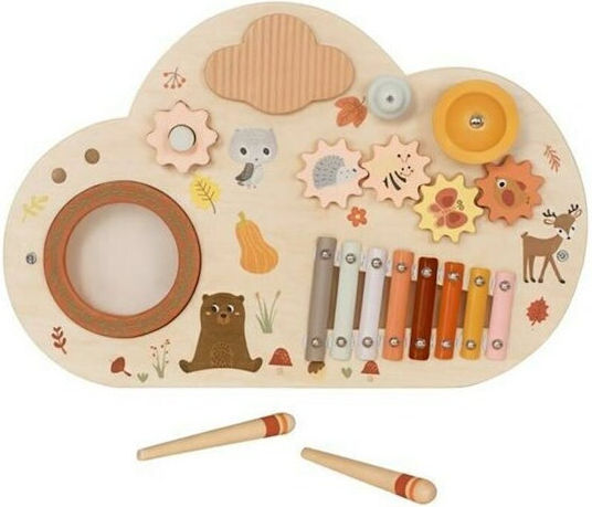 BabyMix Instrument Muzical Din Lemn Cu Muzică Și Sunete