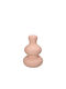 Decorative Vase Ceramic Pink Y19.7cm