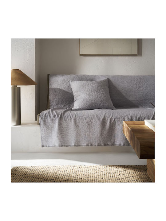Gofis Home Francis Decken & Couchdecken Viersitzer-Sofa Überwurf 180x350cm Magnet Grau