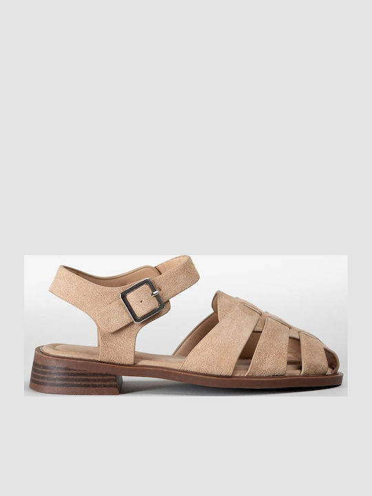 Late Again Beige Sandals