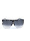 Loewe Women's Sunglasses with Multicolour Frame and Blue Lenses