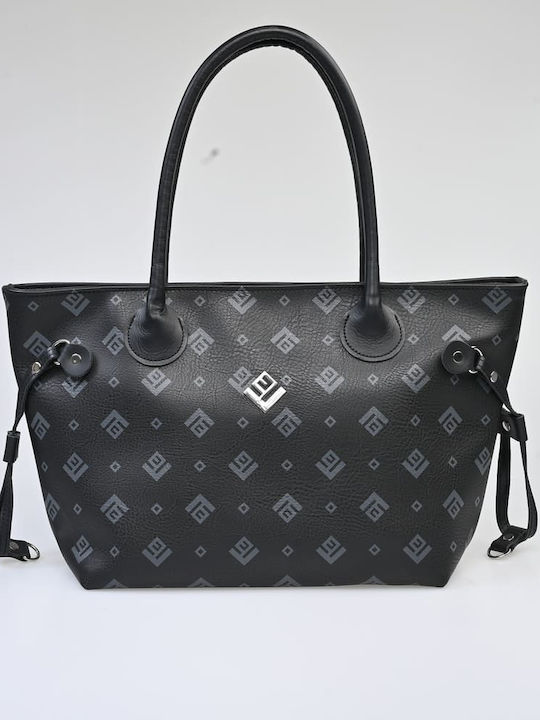 Annette Women's Shopper Bag Made of Artificial Leather Black
