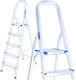 Geko Aluminium-Leiter mit 5 Stufen