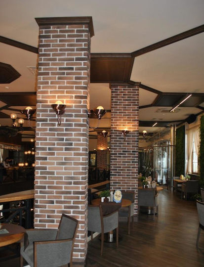 Brick Стенно Външно Осветително Тяло 18x6см